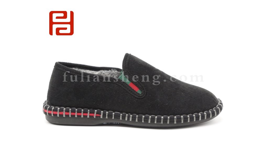 福連升老北京布鞋男精神小伙社會保暖中國風(fēng)一腳蹬休閑鞋圖片