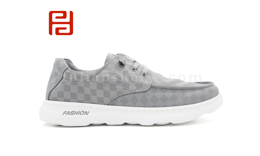 福連升秋季新款舒適休閑棋盤格超輕男單鞋板鞋老北京布鞋