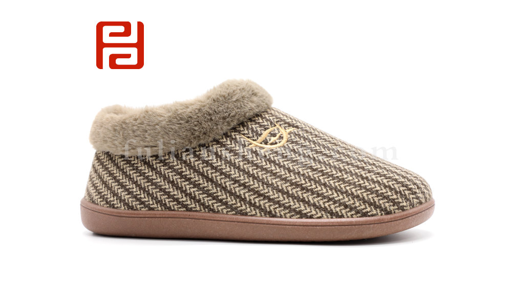 福連升冬季新款居家時(shí)光男款拖鞋居家拖鞋