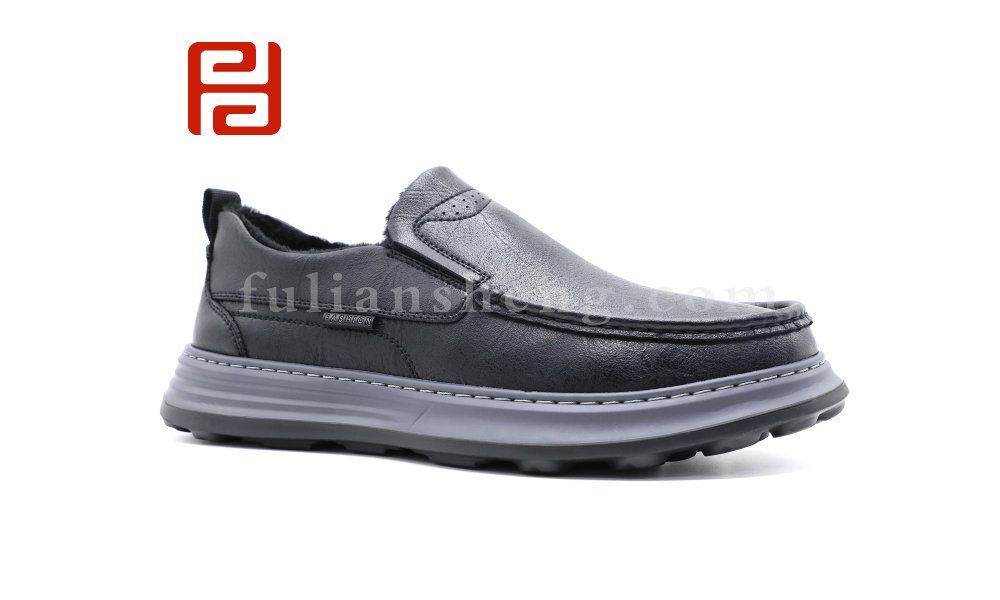 福連升冬季新款輕松工作男鞋商務休閑商務鞋