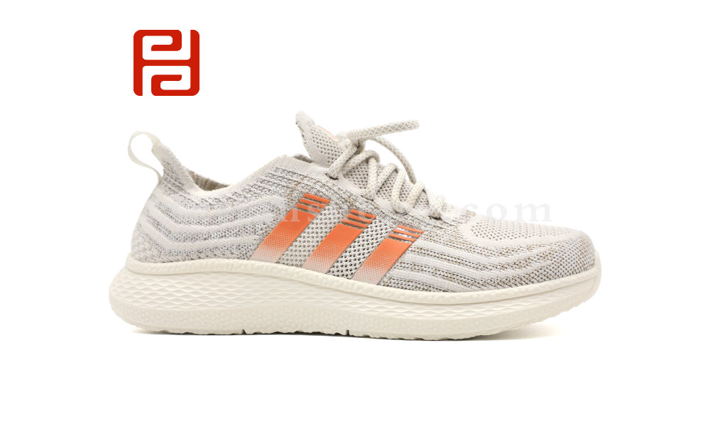 休閑運(yùn)動男單鞋飛織面料3D緩震鞋墊