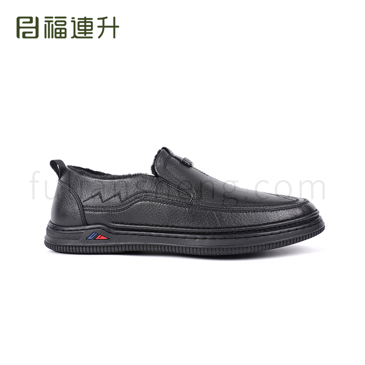 福連升冬季商務休閑男鞋