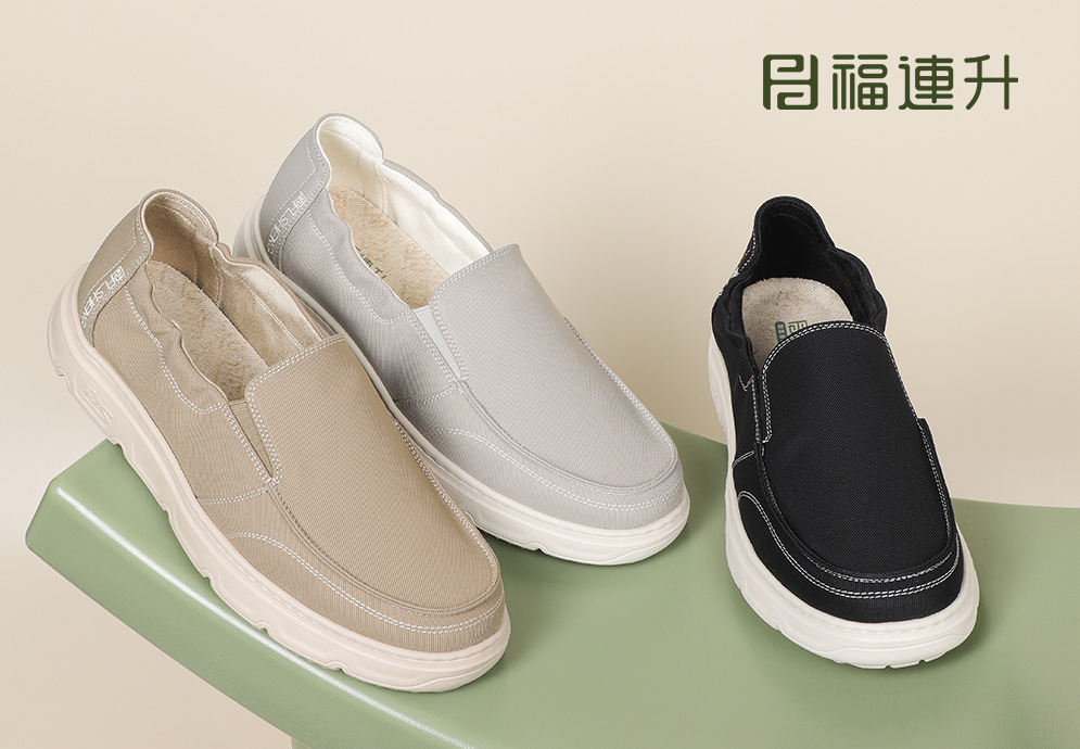 福連升春季新款休閑男鞋舒適男款布鞋