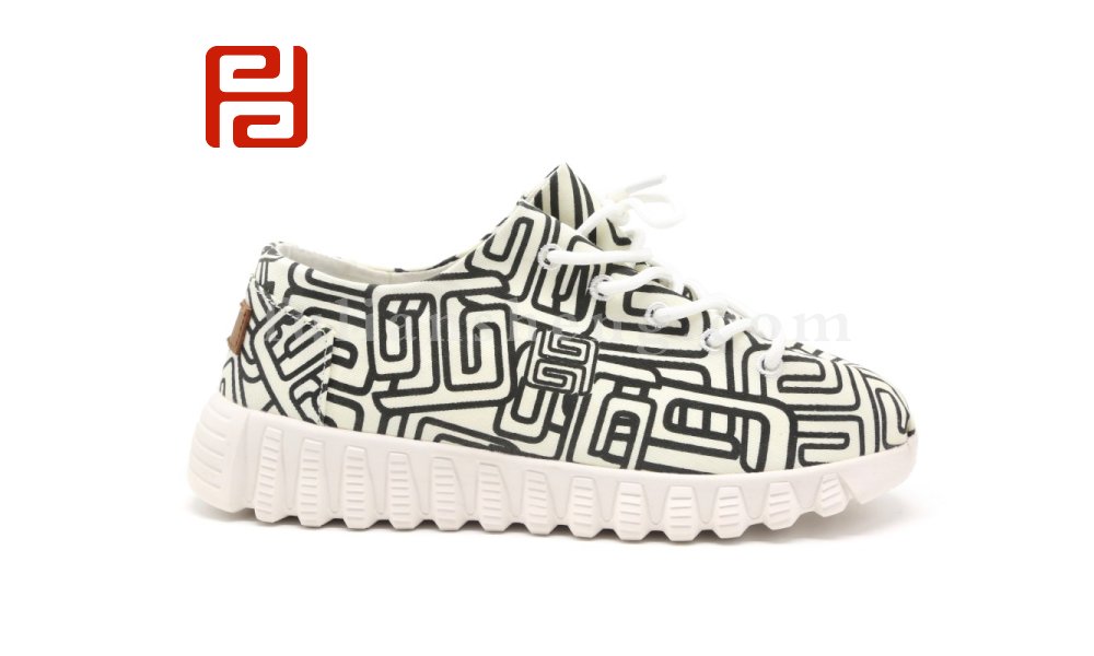 福連升休閑鞋女鞋舒適休閑漁夫鞋福連升LOGO專屬帆布鞋圖片