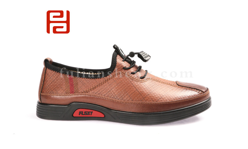 福連升2020春商務(wù)休閑輕便軟底中年鞋老北京布鞋男單鞋(圖2)