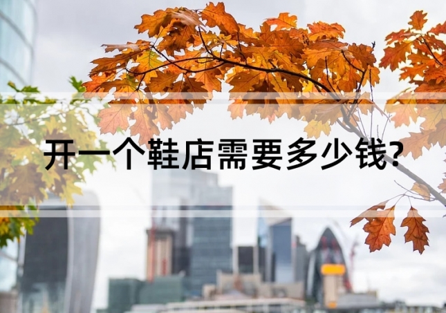 開一個鞋店需要多少錢?投資大不大?