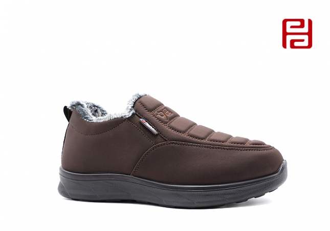 福連升冬季新款休閑生活男鞋舒適休閑養生鞋