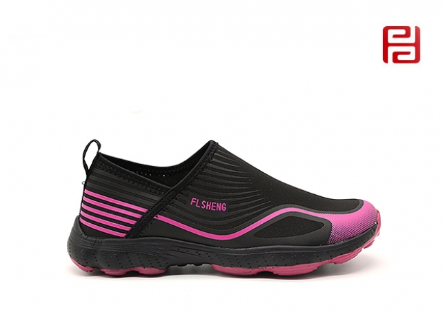 福連升防滑情侶鞋平底鞋套腳休閑運動跑步旅行單鞋