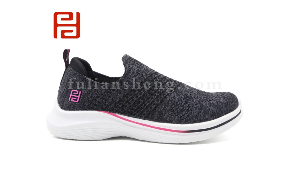 福連升春季一腳蹬健步鞋休閑運動鞋女鞋漫步鞋